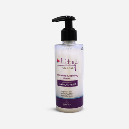 Lit up NanoWhite Cleanser