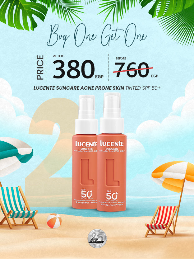 Double Lucente Suncare -Acne Prone Skin Tinted SPF 50+ -50Ml