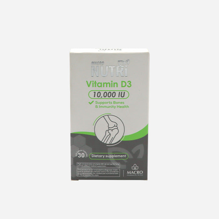 Macro Nutri Vit D3 10000 IU 30 SGC